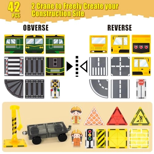 Magnetic Tile Building Set