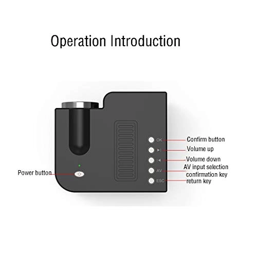 LCD Mini Projector - 700 Lumens 320x240