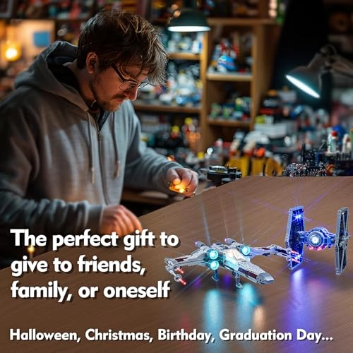 LED Lighting Kit for TIE Fighter & X-Wing Mash-up 75393