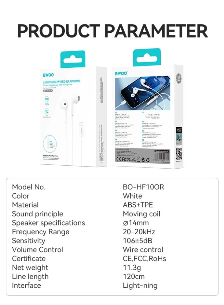 Lightning Wired Earphone