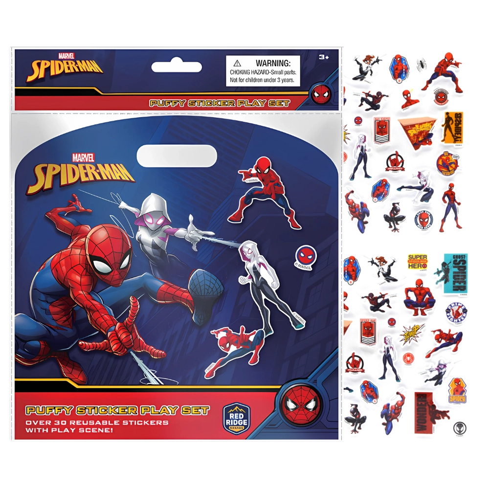 Marvel Spider-man Sticker Book Puffy 30 pcs
