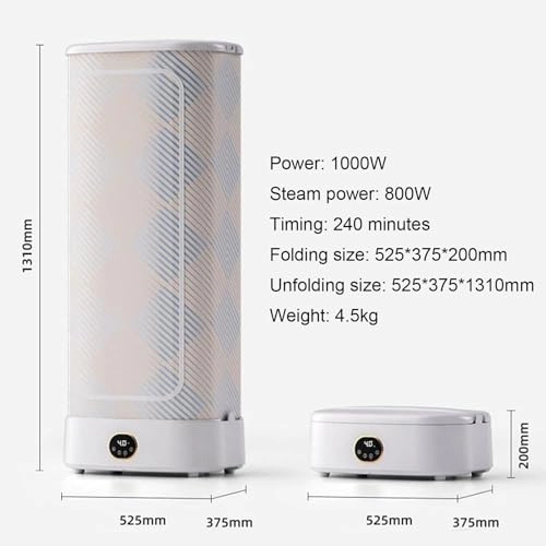 Clothes care machine - 900W steam 600W drying