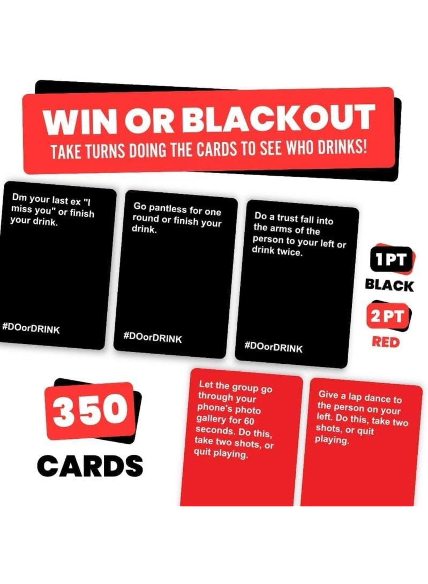 Do or Drink - Adults 350 Cards