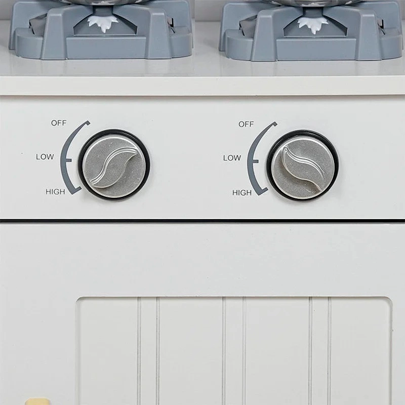 Kids Wooden Play Kitchen Set (5551007-W10C823B)