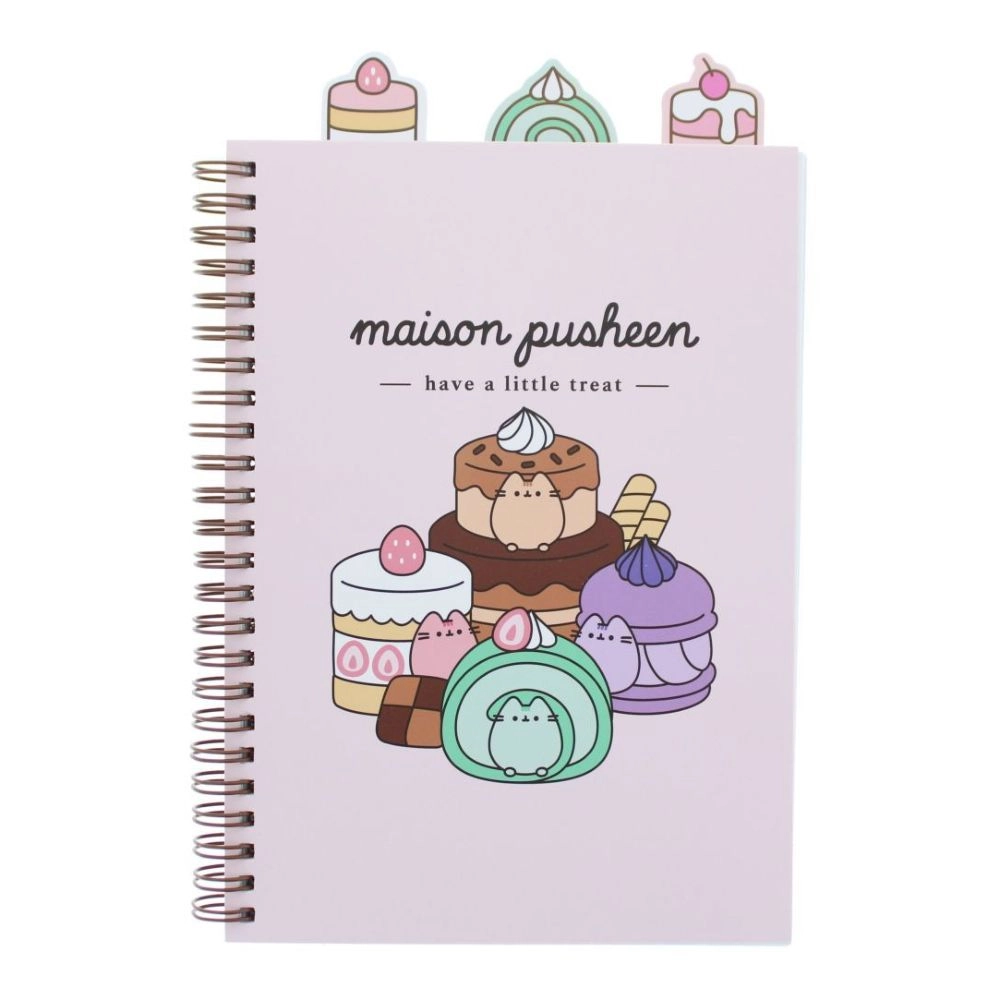 BLUEPRINT COLLECTIONS Pusheen Project Notebook A5 Spiral - Lined 80 Sheets