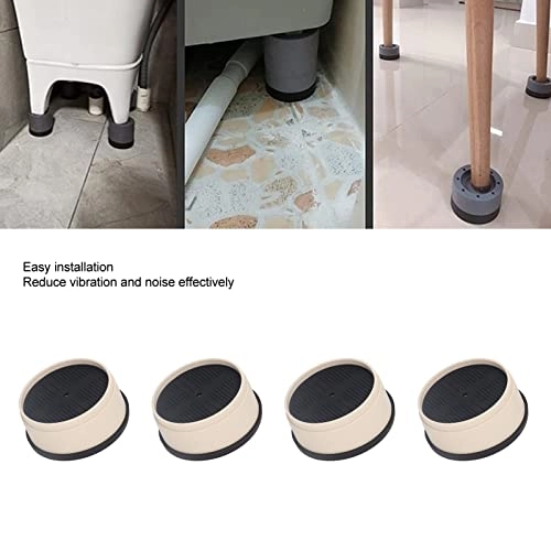 Anti Vibration Pads - 4pcs Round Plastic