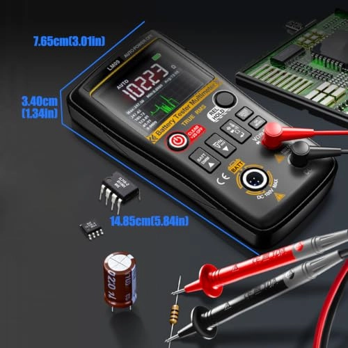 Digital Multimeter - Auto Sensing Battery Internal Resistance Check