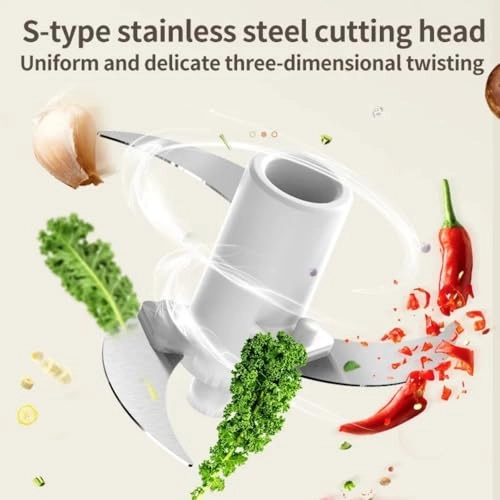 Electric Garlic Chopper - 350 Milliliters Battery Powered