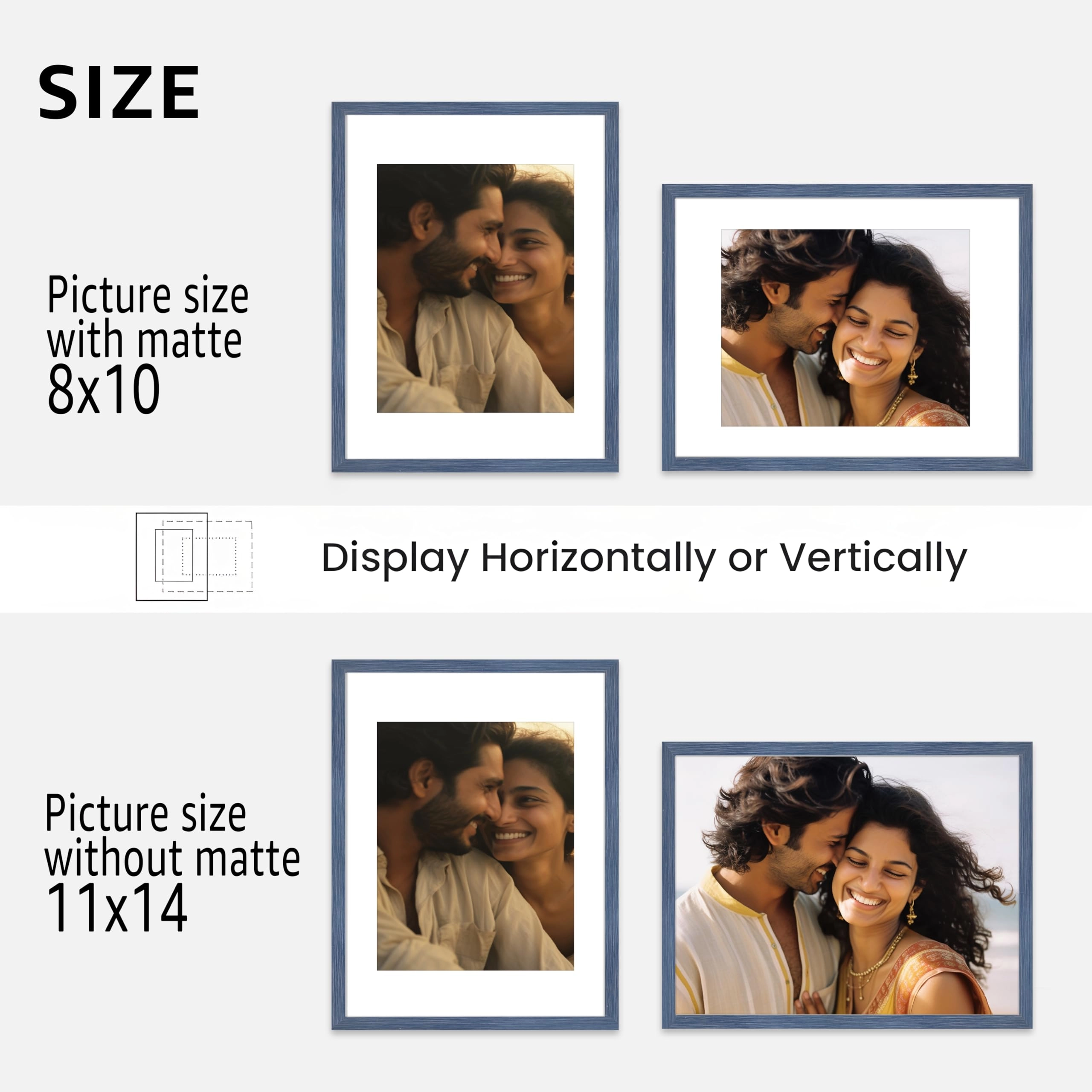 Collage Picture Frame - 11x14 Inch