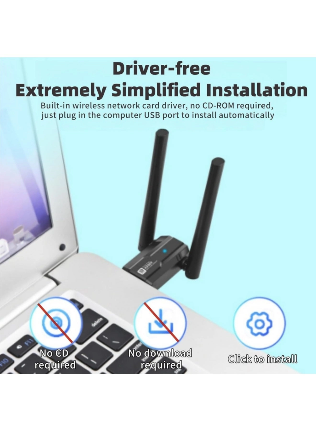 AX900 - 2.4GHz/5GHz USB Wireless