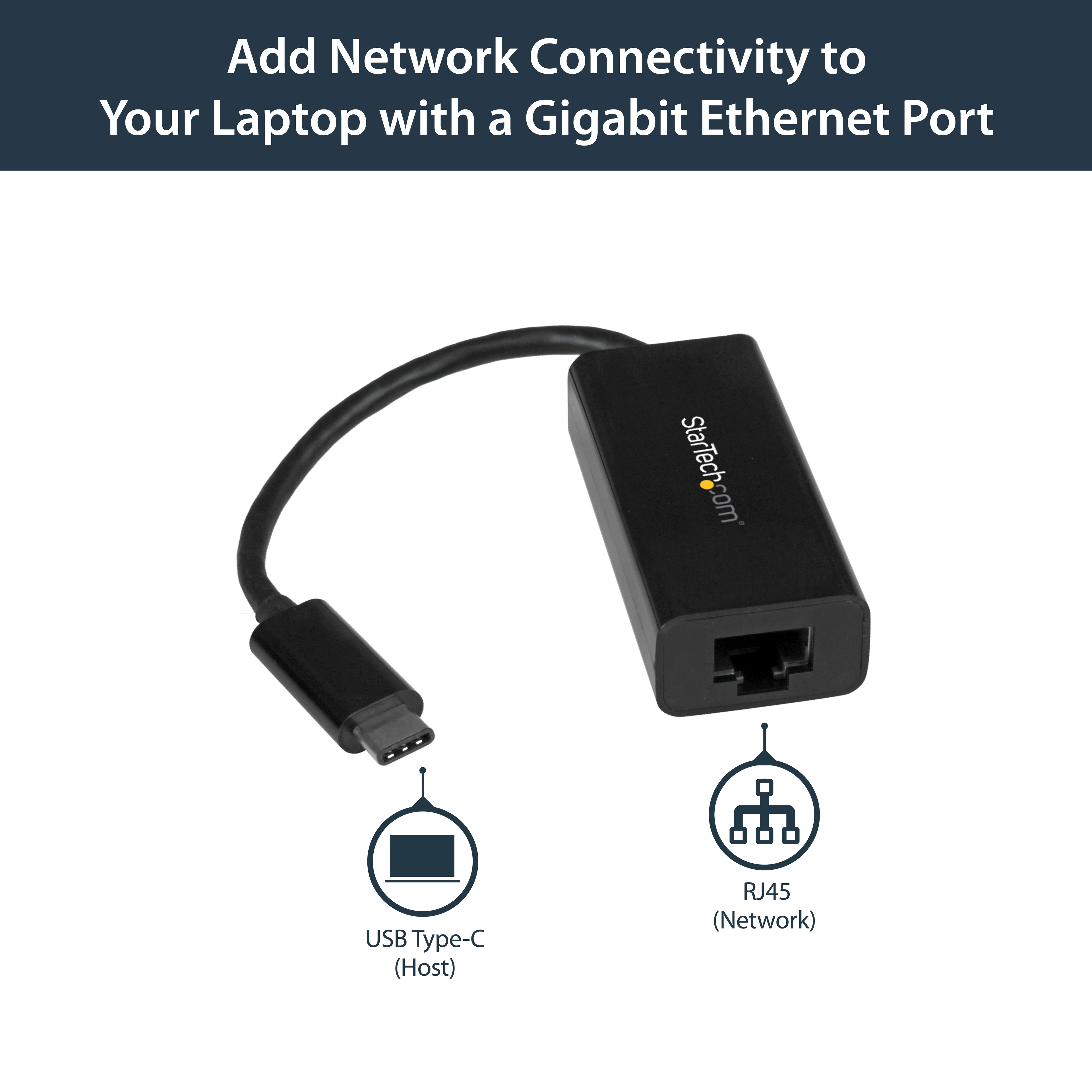 USB-C to Gigabit Ethernet Adapter - USB-C Ethernet
