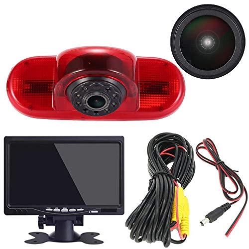 Brake Light Reversing Camera + Rear View Mirror Monitor - Night vision 628 x 586 pixels