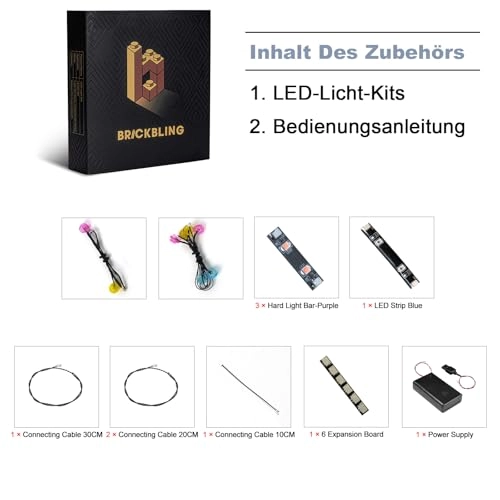 LED Light Set - Compatible with 76785 Thing's Apartment DIY Kit