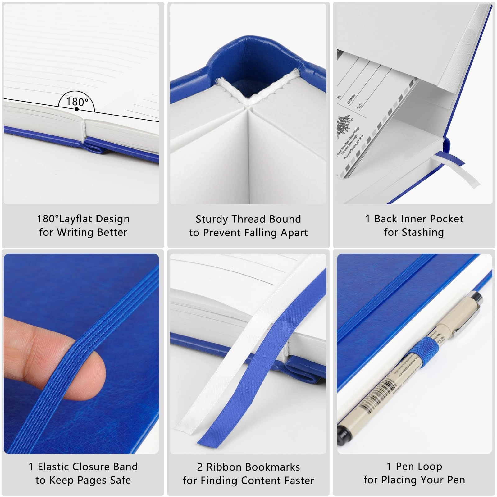 Notebook A5 Hardcover - Lined 160 Sheets