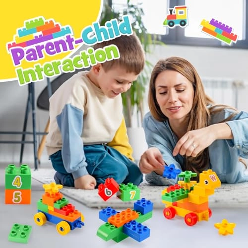Large Building Blocks Set - 73 pcs