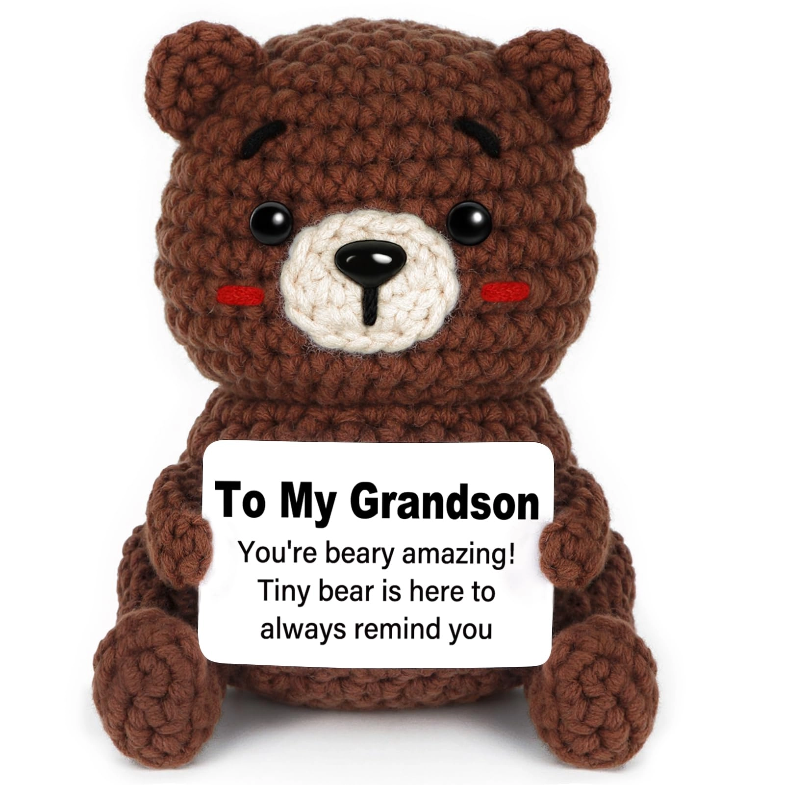 CheriGift Generic Bear Figure 01 8.5 cm Cotton - Stuffed Toy Personalized Card