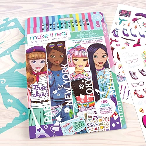 Fashion Design Sketchbook - Stencils Stickers