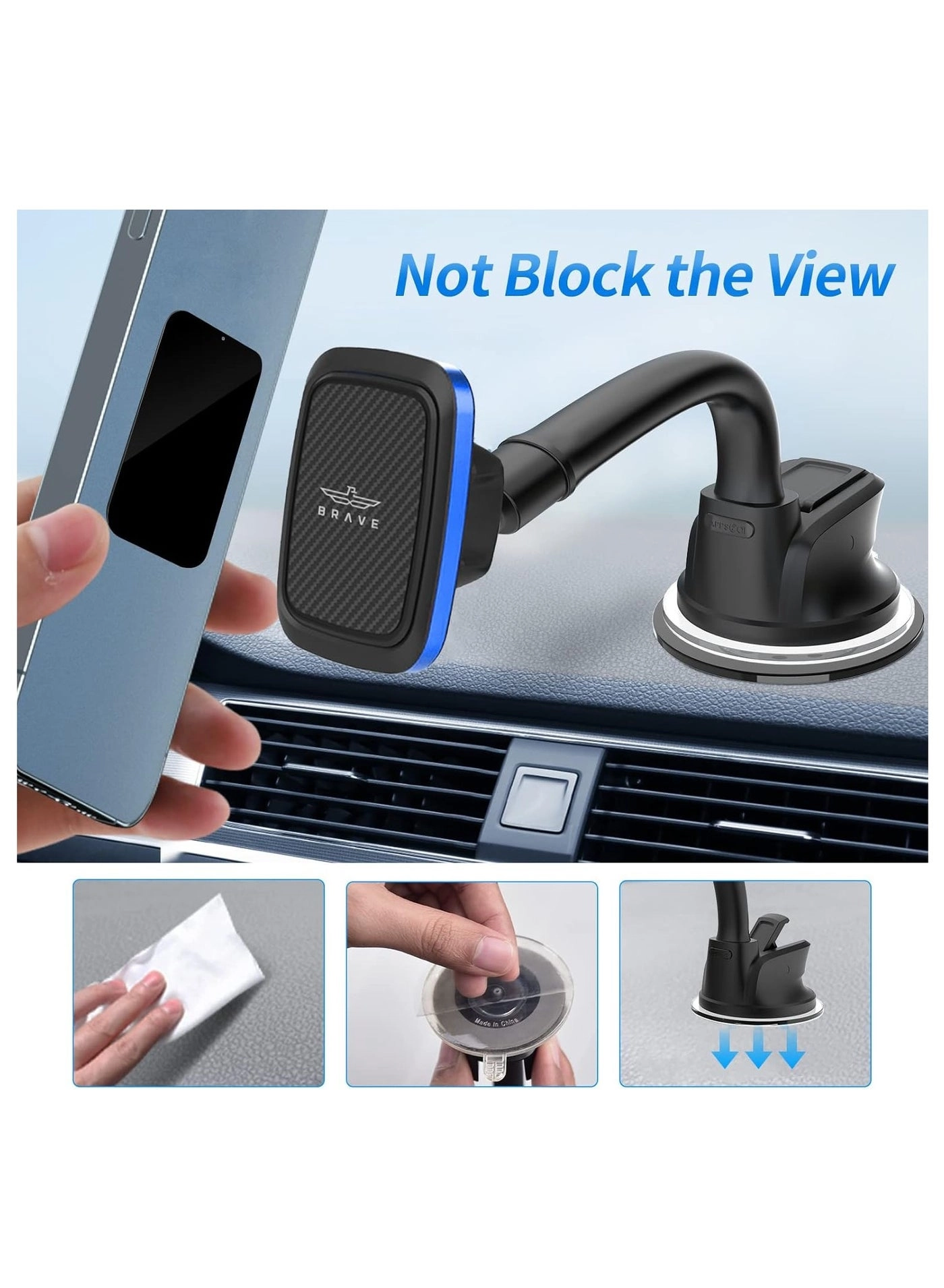 Magnetic Car Holder - iPhone 15 Pro Max|15 Pro|15 Plus|iPhone 14 Pro Max|14 Pro|14 Plus|13 Pro Max|13 Pro|13|12|12 Pro Max|12 Pro|11|11 Pro|11 Pro|XS|XR|X|Samsung S24 Ultra|S24|S24+|S23 Ultra|S23+|S23|S22 Ultra|S22|S21+|S21|S20|S20+|S10|S10 Plus|Note 20 ultra|Note 20|Note10|Note10+|Huawei|HTC|SONY|HONOR|Google Pixel|Nothing Phone|OnePlus|Moto|Oppo|LG|Infinix|Lenovo|Vivo|Xiaomi