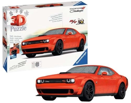Dodge Challenger R/T Scat Pack Widebody 3D Puzzle (11284-5) - 108 pcs