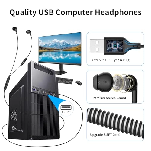 USB Headset Wired Headset
