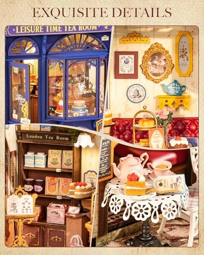 DIY Miniature House Kit - Leisure Time Tea Room