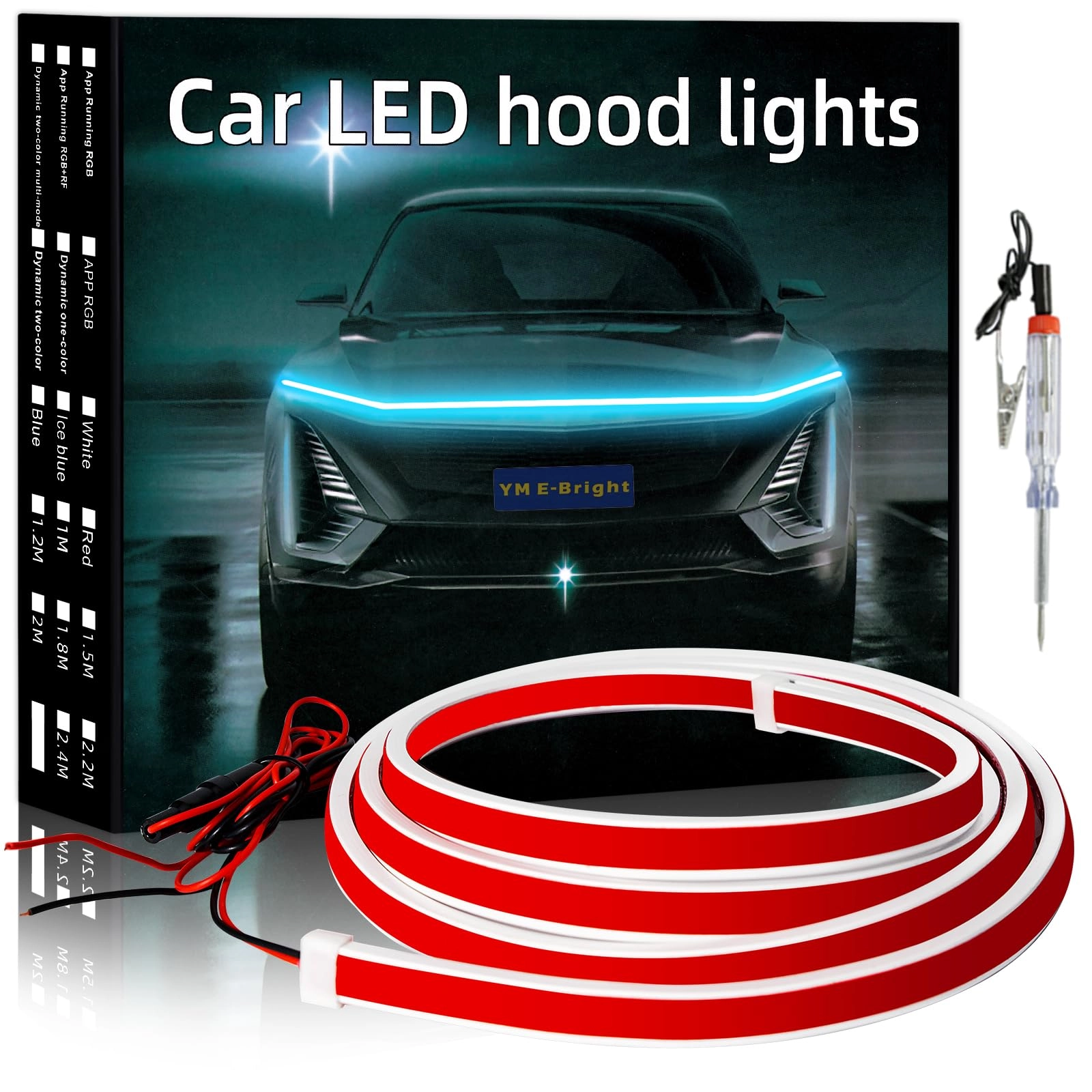 ym e-bright Led Hood Light Strip - 70inch