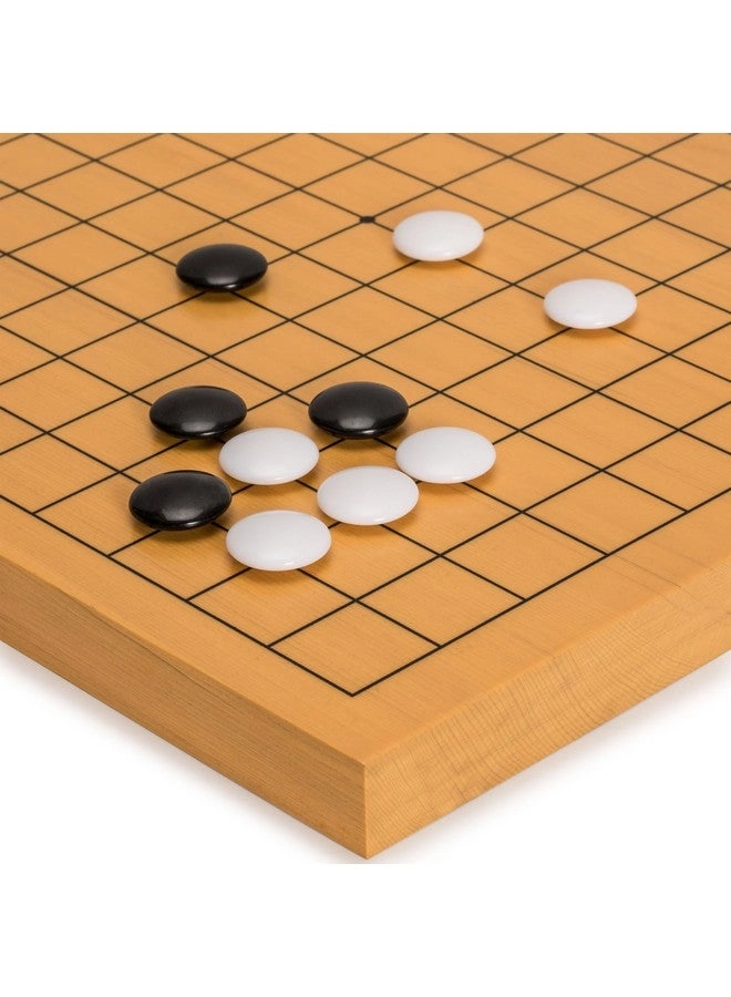 Shin Kaya - Beginner's Reversible 13x13 / 9x9 Double Convex Melamine Stones