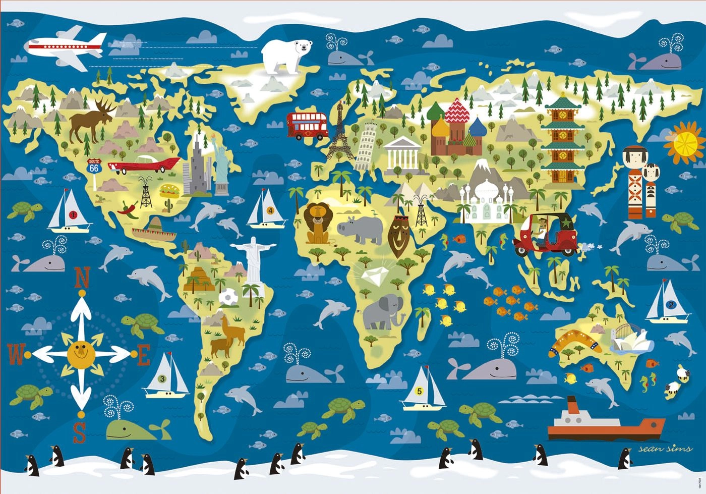 Sos Children'S Villages 2-in-1 Puzzle (200) - 200 pcs