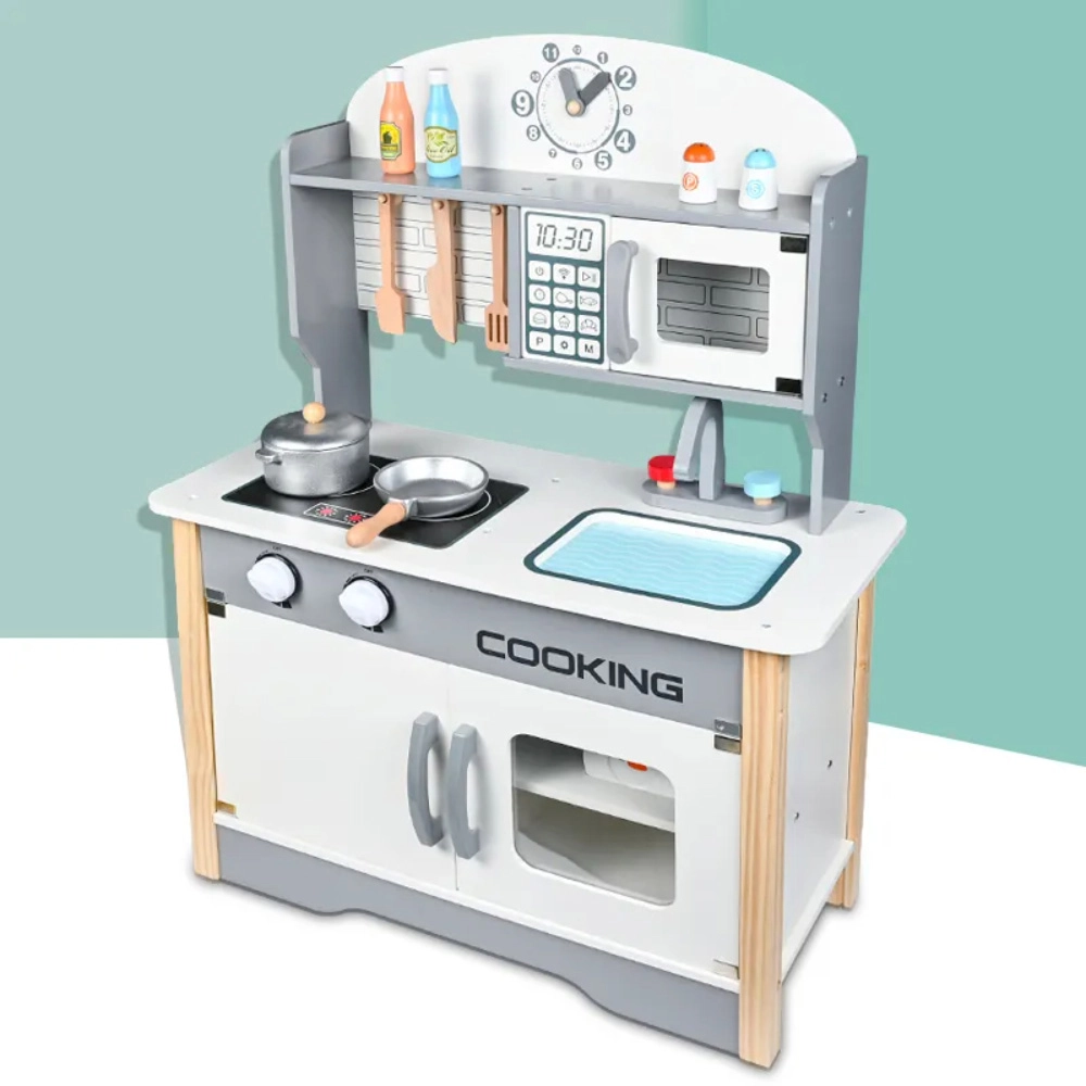 Wooden Kids Cooking Toy Play Set