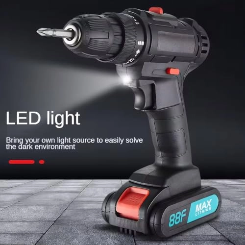 Cordless Drill - 21V 2 Batteries