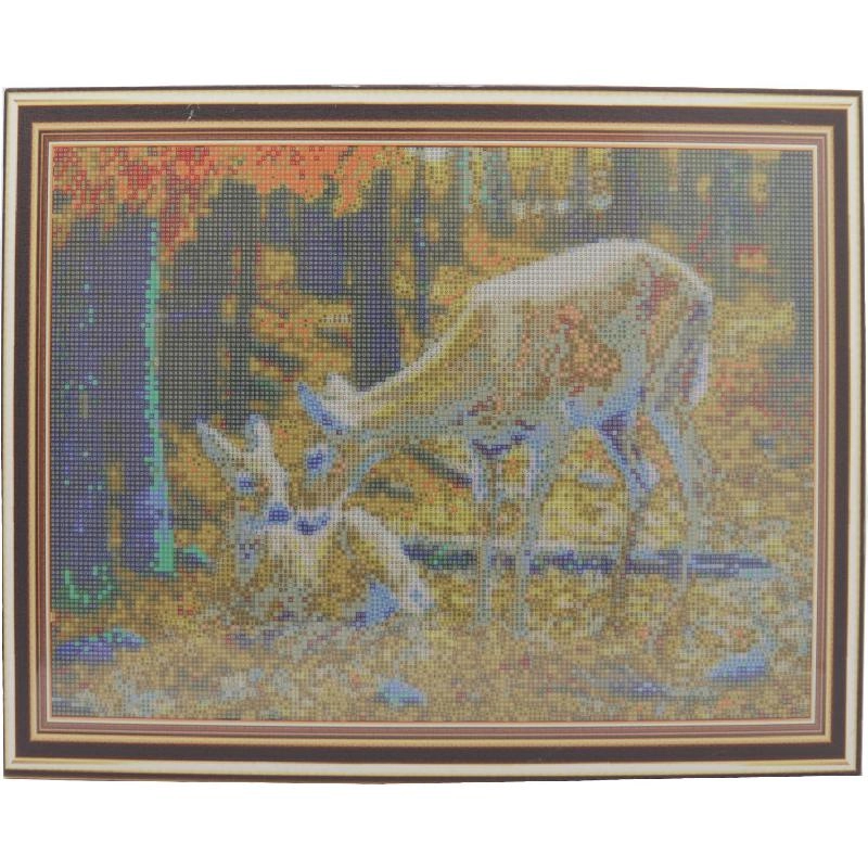 Deer Diamond Painting Kit - Deer 24 Packs Crystal Beads + Tools + Pattern