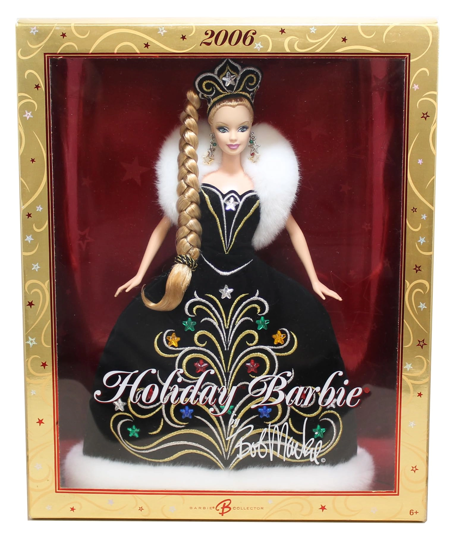 Bob Mackie Holiday Barbie - Faux Fur Ages 7+