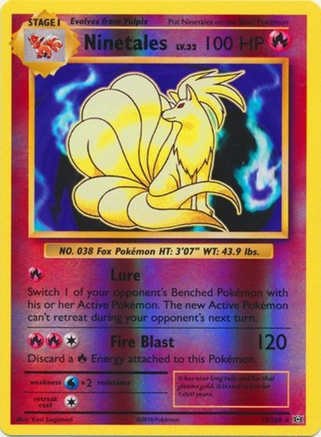 Pokémon Ninetales 15/108 - XY Evolutions Reverse Holo
