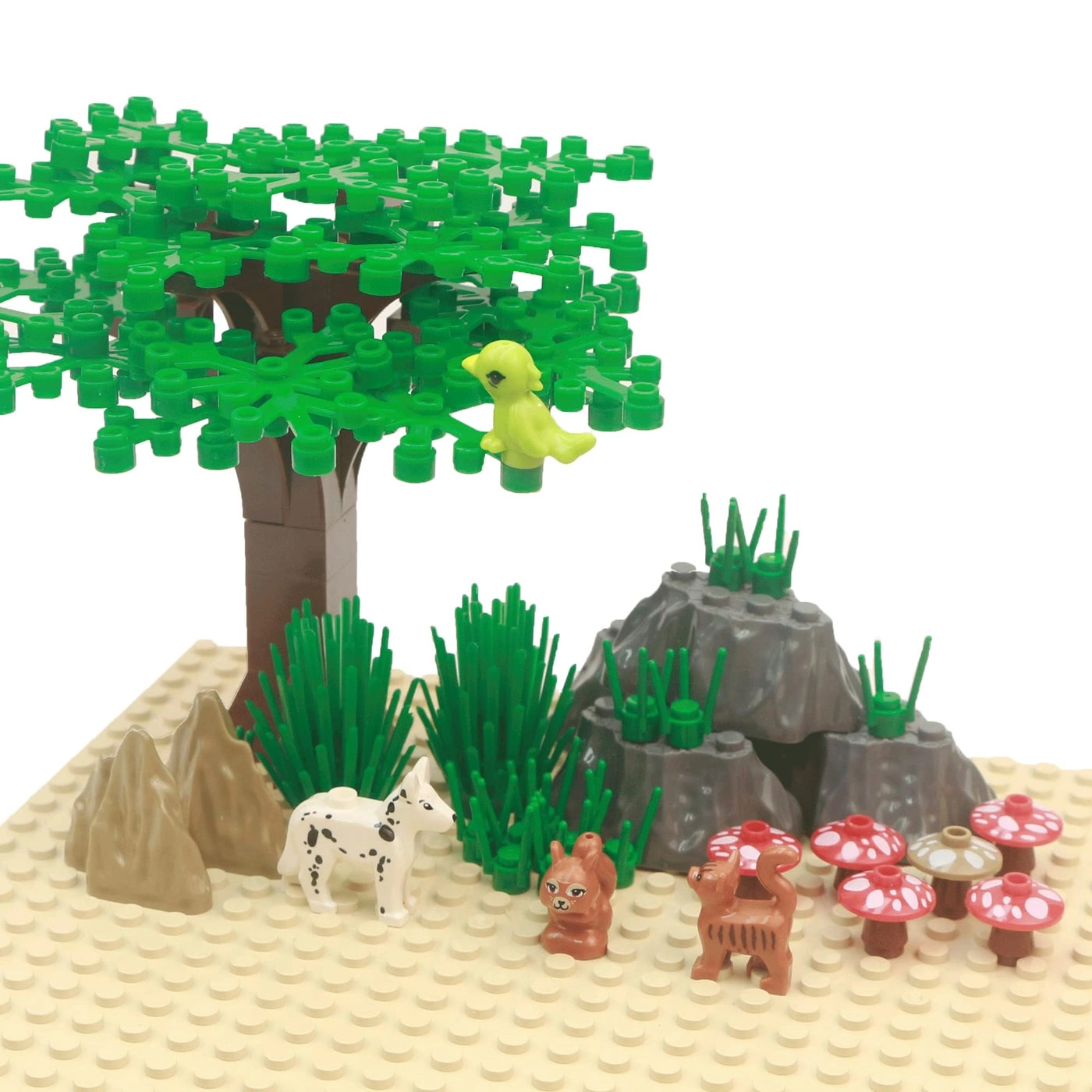 Plants Tree Accessories Jungle - 206 pcs