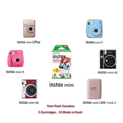 Instax Mini Films - 20 + Instax Mini Paper Photo Frames