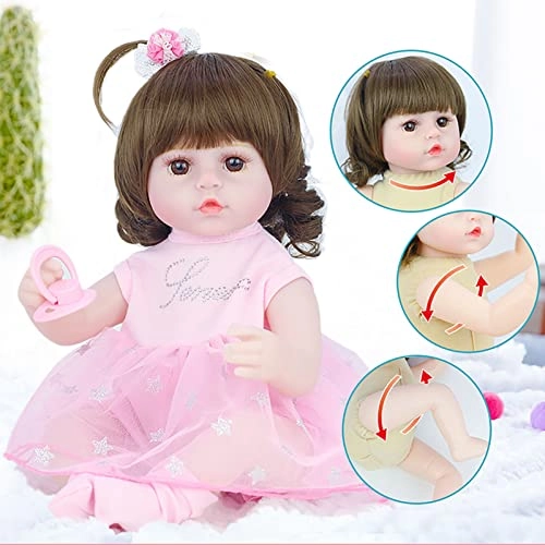 Reborn Baby Doll - 17 Inch Soft Body Ages 3+
