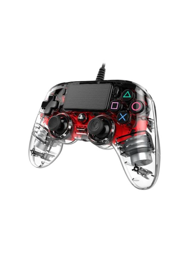 Wired Illuminated Compact Controller (PS4) Red