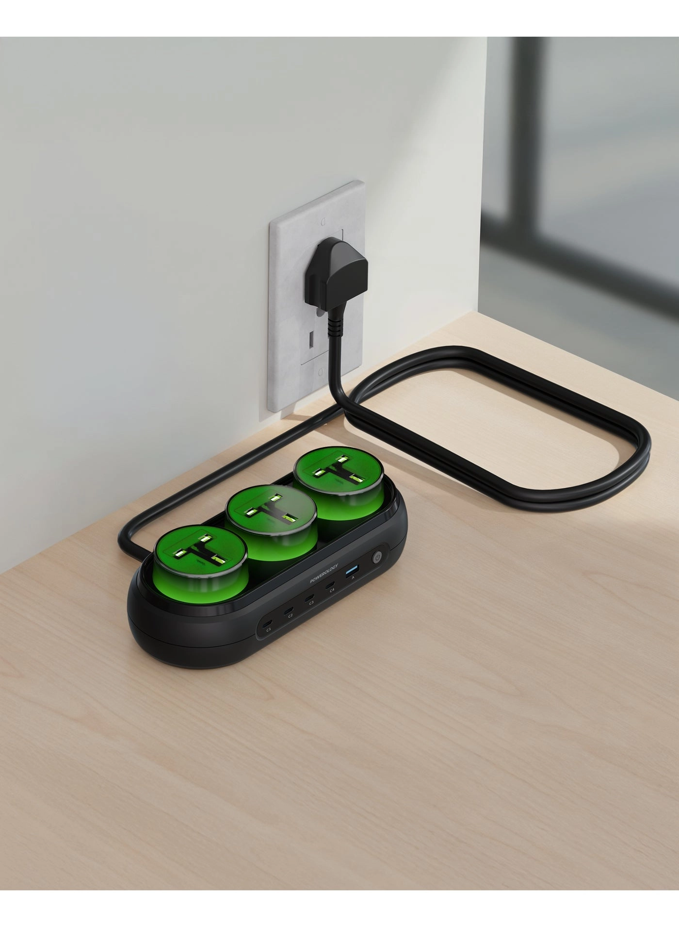 GaN Multi-Port Power Station - 160W 140W PD 1× USB-A 4× USB-C