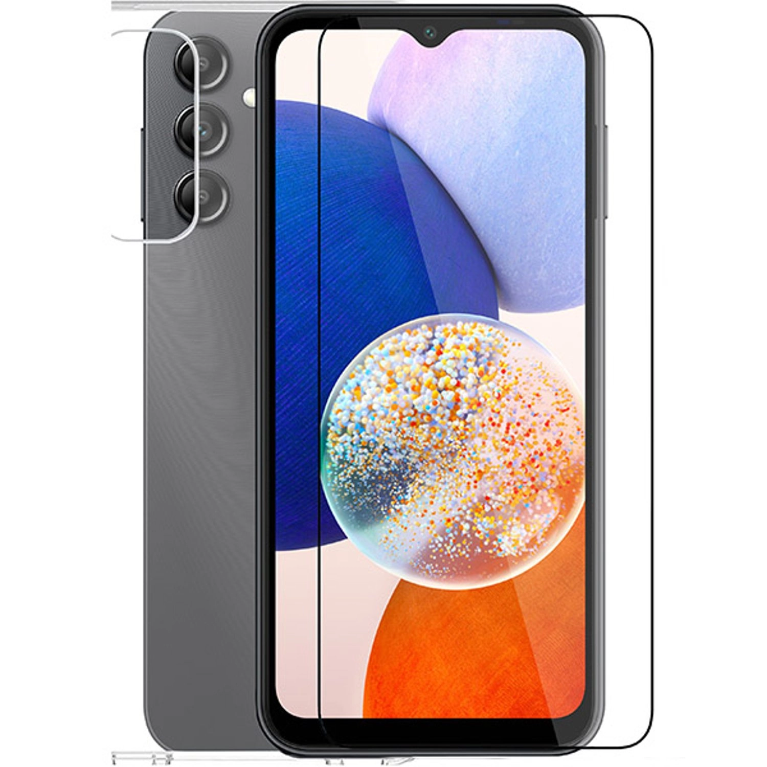 Case With Screen Protector for Galaxy A14
