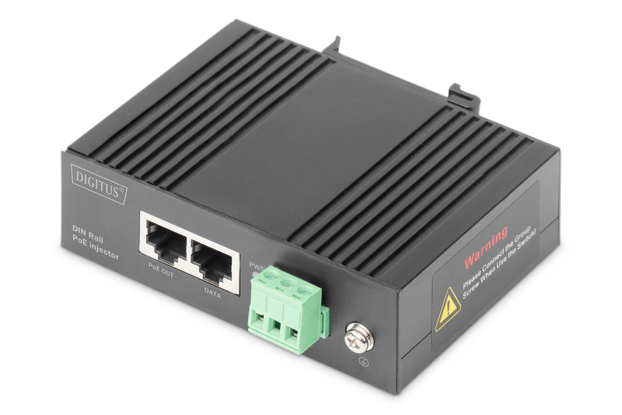 PoE+ power management injector - 48V 30W 10/100/1000 Mbit