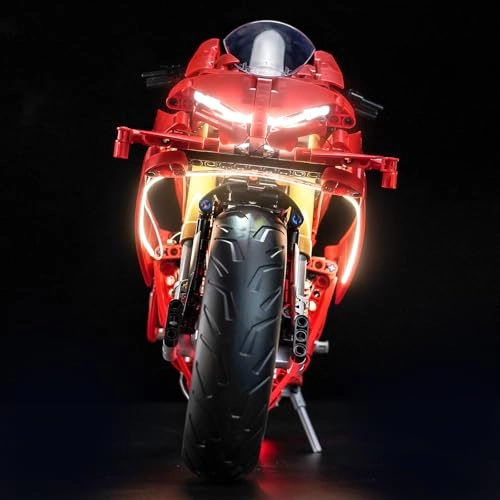 LED Light Set Compatible with Lego Ducati Panigale V4 S Motorcycle - 2 light sources