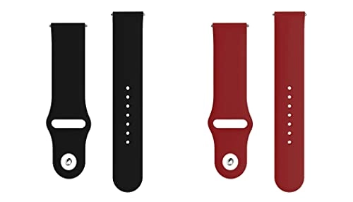 2 Pack 20mm Watch Band for Lotus Women's Digital 50015/A