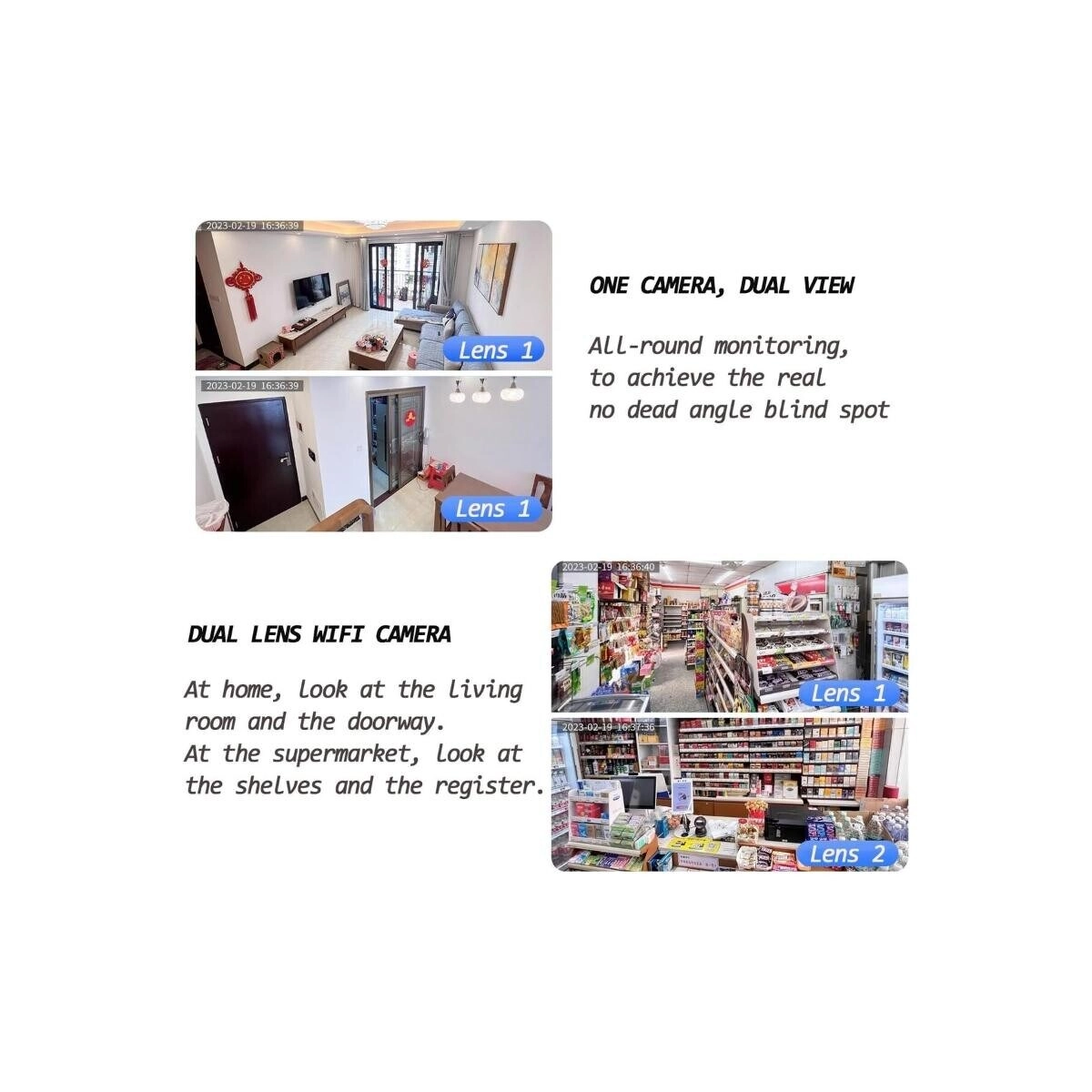 Light Bulb Security Camera 1080P