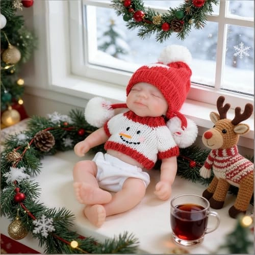 Pascale Reborn Baby Doll - 8 inch Silicone Ages 3+