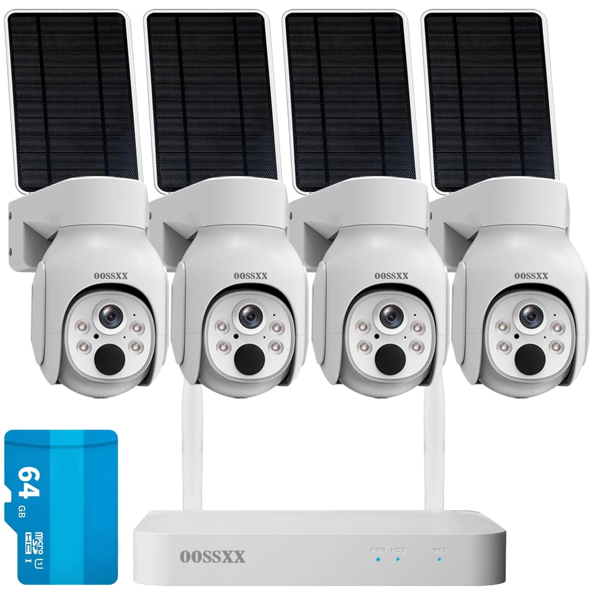 OOSSXX PTZ Digital Zoom - 4 10-Channels 4.0 Megapixel