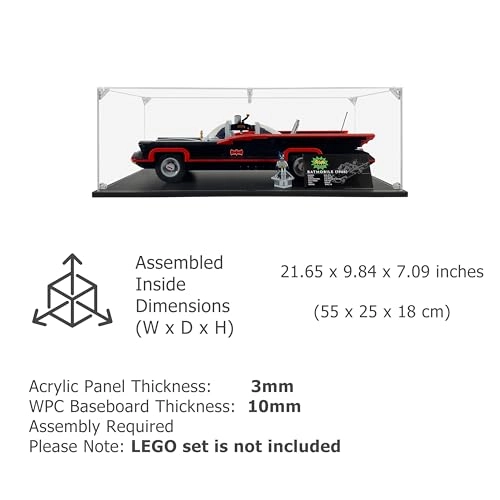 Acrylic Display Case - For The Classic TV Series Batmobile #76328