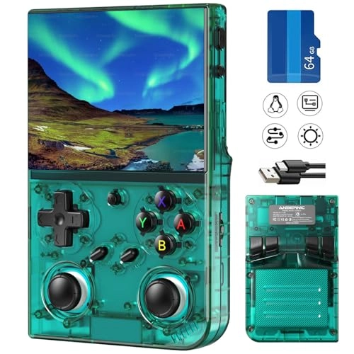 Aivuidbs Classic Up Retro Handheld Game Console - 64G