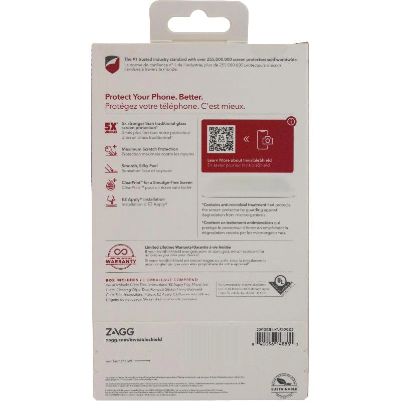 Clear Tempered Glass Screen Protector for iPhone 16 Pro Max