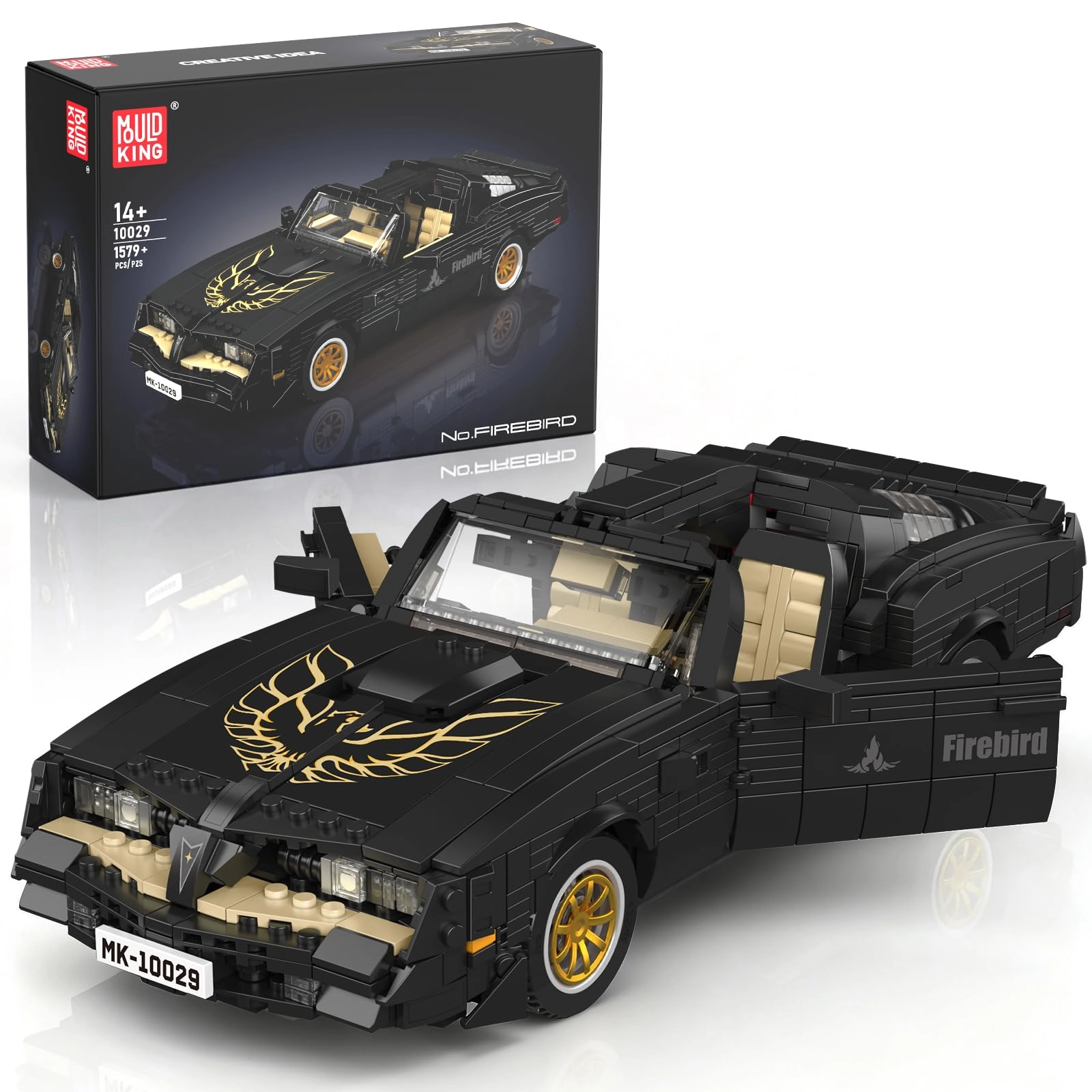 mould king Car Building Sets (10029) - Black