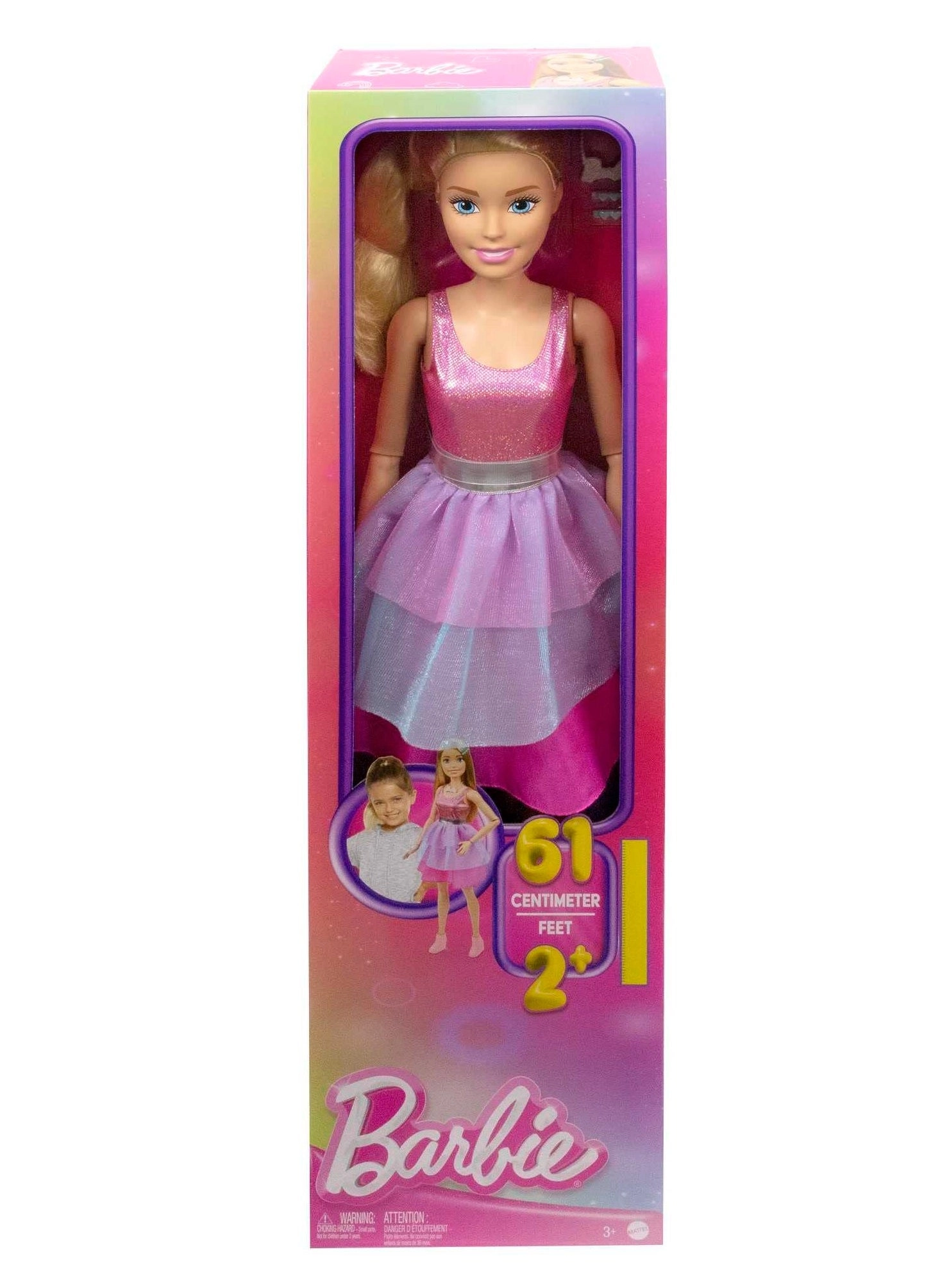 Barbie Large Dolls - 28-Inch Caucasian Ages 3+